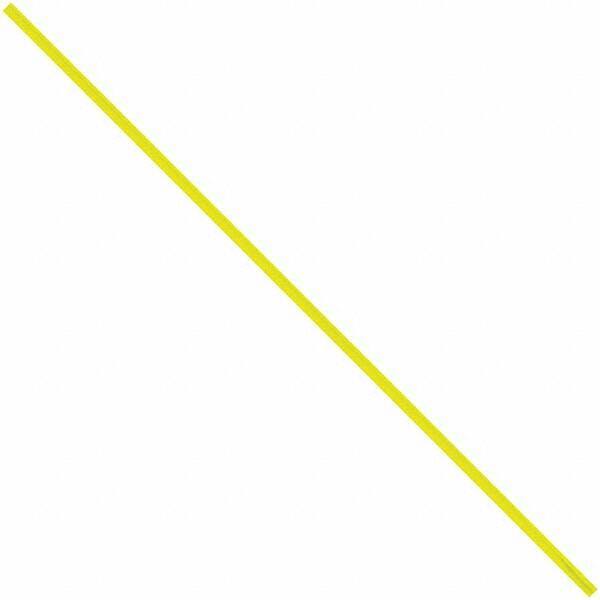 Made in USA - 8" Long, Bag Tie - Yellow - Eagle Tool & Supply