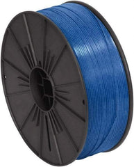 Made in USA - 7,000" Long, Bag Tie - Blue - Eagle Tool & Supply