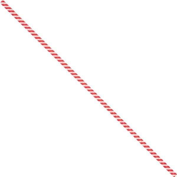 Made in USA - 8" Long, Bag Tie - Red/White - Eagle Tool & Supply