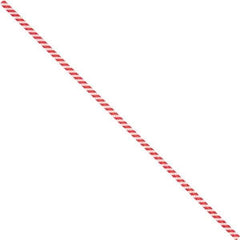 Made in USA - 12" Long, Bag Tie - Red/White - Eagle Tool & Supply