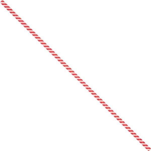 Made in USA - 10" Long, Bag Tie - Red/White - Eagle Tool & Supply