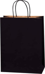 Made in USA - Kraft Grocery Bag - 10 x 5 x 13, Black - Eagle Tool & Supply