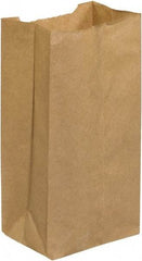 Made in USA - Kraft Grocery Bag - 4-3/4 x 2-15/16 x 8-9/16, Kraft - Eagle Tool & Supply