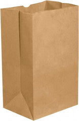 Made in USA - Kraft Grocery Bag - 8-1/4 x 5-15/16 x 13-3/8, Kraft - Eagle Tool & Supply