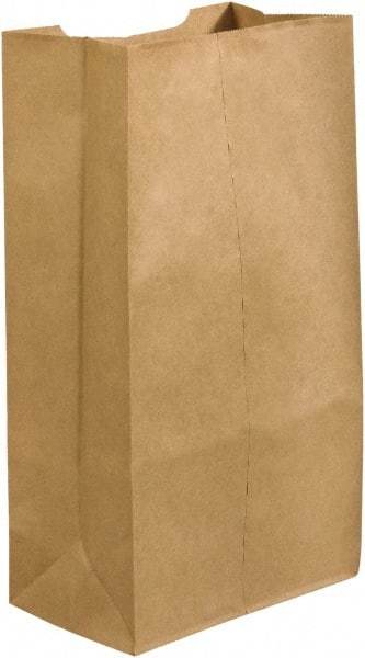 Made in USA - Kraft Grocery Bag - 12 x 7 x 21-3/4, Kraft - Eagle Tool & Supply