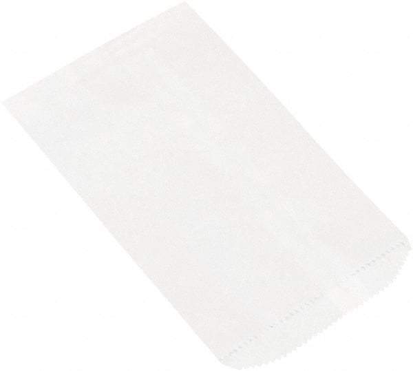Made in USA - Kraft Grocery Bag - 6-1/4 x 9-1/4, White - Eagle Tool & Supply