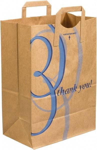 Made in USA - Kraft Grocery Bag - 12 x 7 x 17, Kraft - Eagle Tool & Supply