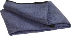 Value Collection - 72" Long x 80" Wide Cotton/Poly Blend Tarp & Dust Cover - Blue - Eagle Tool & Supply
