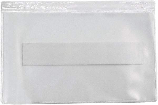 Superscan - 50 Piece Clear Press-On Vinyl Envelope - 2" High x 3-1/2" Wide - Eagle Tool & Supply