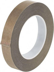 Made in USA - 36 Yd Long x 3/4" Wide, Brown Silicone PTFE Tape - 3 mil Thick - Eagle Tool & Supply