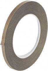 Made in USA - 18 Yd Long x 1/4" Wide, Brown Silicone PTFE Tape - 3 mil Thick - Eagle Tool & Supply