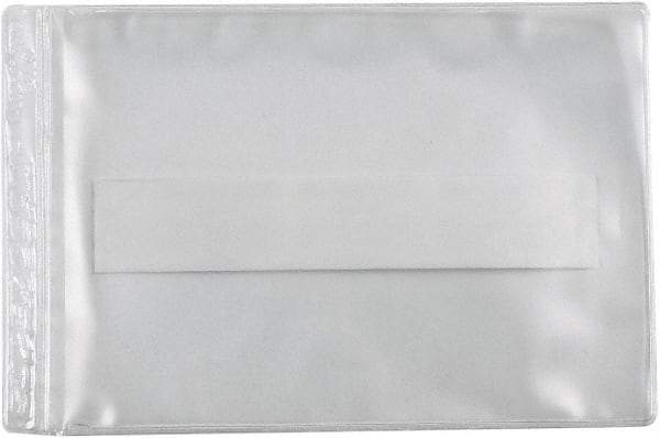 Superscan - 50 Piece Clear Press-On Vinyl Envelope - 9" High x 12" Wide - Eagle Tool & Supply