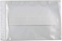 Superscan - 50 Piece Clear Press-On Vinyl Envelope - 9" High x 12" Wide - Eagle Tool & Supply