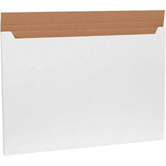 Made in USA - 26" Wide x 38" Long x 1" High Rectangle Crush Proof Mailers - 1 Wall, White - Eagle Tool & Supply
