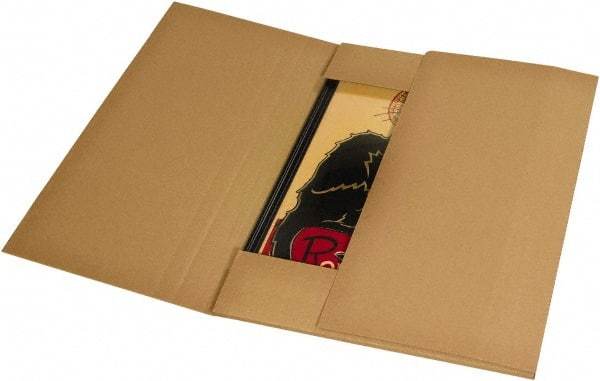 Made in USA - 36" Wide x 36" Long x 6" High Rectangle Crush Proof Mailers - 1 Wall, Kraft (Color) - Eagle Tool & Supply