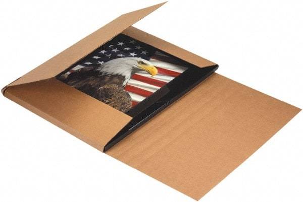 Made in USA - 24" Wide x 28" Long x 6" High Rectangle Crush Proof Mailers - 1 Wall, Kraft (Color) - Eagle Tool & Supply