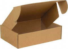 Made in USA - 10" Wide x 12" Long x 6" High Rectangle Crush Proof Mailers - 1 Wall, Kraft (Color) - Eagle Tool & Supply