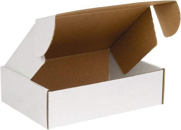 Made in USA - 17" Wide x 30" Long x 8" High Rectangle Crush Proof Mailers - 1 Wall, White - Eagle Tool & Supply