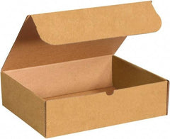 Made in USA - 11-1/4" Wide x 14-1/4" Long x 4" High Rectangle Crush Proof Mailers - 1 Wall, Kraft (Color) - Eagle Tool & Supply