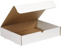 Made in USA - 24" Wide x 30" Long x 4" High Rectangle Crush Proof Mailers - 1 Wall, White - Eagle Tool & Supply