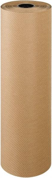 Made in USA - 300' Long x 36" Wide Roll of Indented Kraft Paper - 60 Lb Paper Weight - Eagle Tool & Supply