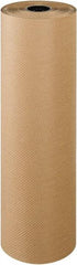 Made in USA - 300' Long x 36" Wide Roll of Indented Kraft Paper - 60 Lb Paper Weight - Eagle Tool & Supply