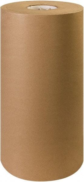 Made in USA - 600' Long x 18" Wide Roll of Recycled Kraft Paper - 60 Lb Paper Weight - Eagle Tool & Supply