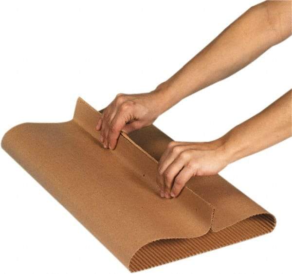 Made in USA - 50' Long x 30" Wide Roll of Singleface Corrugated - Eagle Tool & Supply