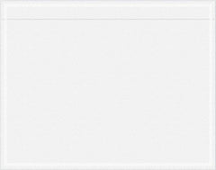 Value Collection - 1,000 Piece, 7" Long x 5-1/2" Wide, Packing List Envelope - Unprinted, Clear - Eagle Tool & Supply