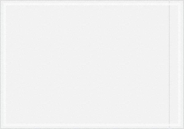 Value Collection - 1,000 Piece, 7" Long x 10" Wide, Packing List Envelope - Unprinted, Clear - Eagle Tool & Supply