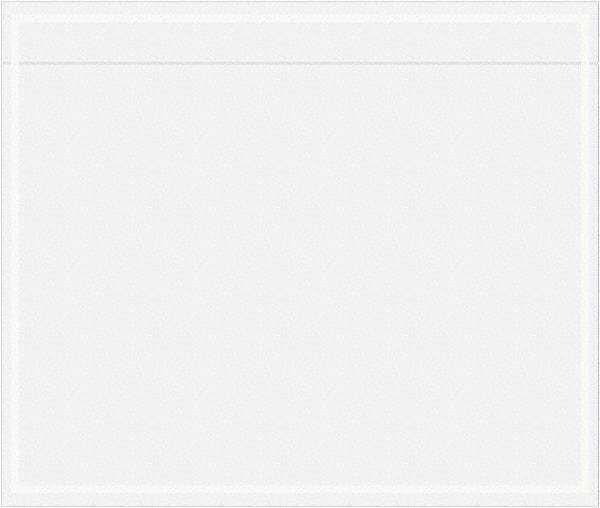 Value Collection - 1,000 Piece, 6-1/2" Long x 5-1/2" Wide, Packing List Envelope - Unprinted, Clear - Eagle Tool & Supply