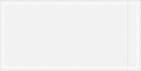 Value Collection - 1,000 Piece, 6" Long x 12" Wide, Packing List Envelope - Unprinted, Clear - Eagle Tool & Supply
