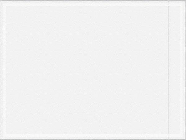 Value Collection - 1,000 Piece, 4-1/2" Long x 6" Wide, Packing List Envelope - Unprinted, Clear - Eagle Tool & Supply