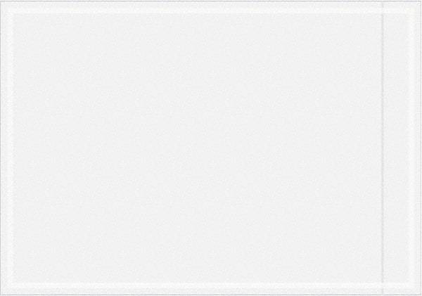 Value Collection - 1,000 Piece, 3-1/2" Long x 5" Wide, Packing List Envelope - Unprinted, Clear - Eagle Tool & Supply