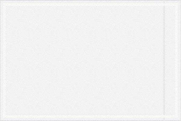 Value Collection - 1,000 Piece, 3" Long x 4-1/2" Wide, Packing List Envelope - Unprinted, Clear - Eagle Tool & Supply