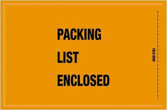 Value Collection - 1,000 Piece, 5-1/4" Long x 8" Wide, Packing List Envelope - Packing List Enclosed, Orange - Eagle Tool & Supply