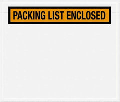 Value Collection - 1,000 Piece, 6-1/2" Long x 5" Wide, Packing List Envelope - Packing List Enclosed, Orange - Eagle Tool & Supply
