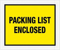 Value Collection - 500 Piece, 10" Long x 12" Wide, Packing List Envelope - Packing List Enclosed, Yellow - Eagle Tool & Supply