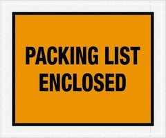 Value Collection - 500 Piece, 10" Long x 12" Wide, Packing List Envelope - Packing List Enclosed, Orange - Eagle Tool & Supply