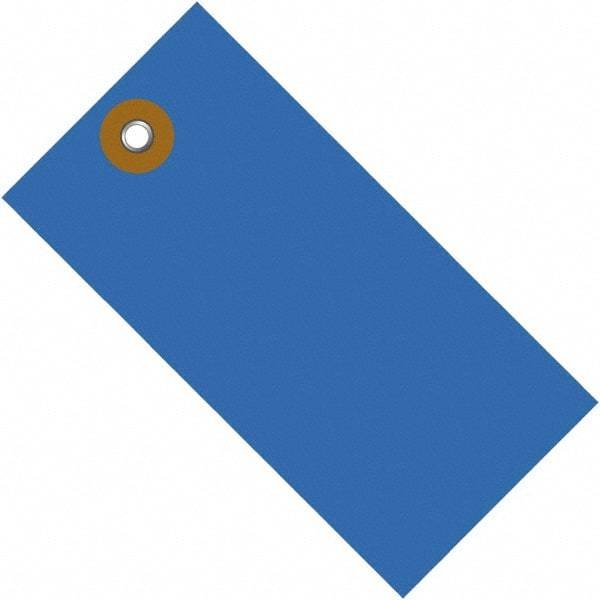 Dupont - 6-1/4" High x 3-1/8" Long, Safety & Facility Blank Tag - Blue Spunbonded Olefin - Eagle Tool & Supply