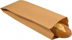 Made in USA - Kraft Grocery Bag - 4-1/2 x 2-1/2 x 16, Kraft - Eagle Tool & Supply