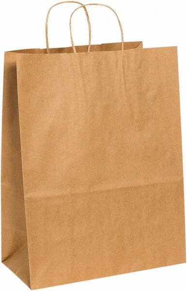Made in USA - Kraft Grocery Bag - 13 x 7 x 17, Kraft - Eagle Tool & Supply