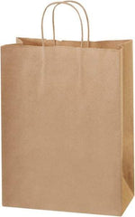 Made in USA - Kraft Grocery Bag - 10 x 5 x 13, Kraft - Eagle Tool & Supply