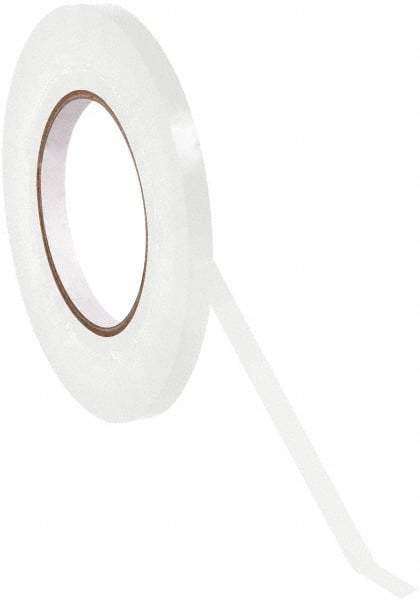 Value Collection - 180 Yd Long, Bag Tape - White - Eagle Tool & Supply