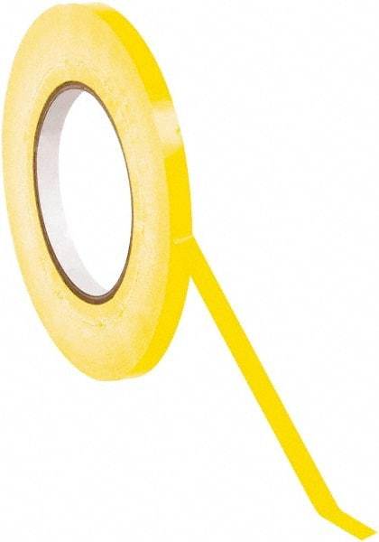 Value Collection - 180 Yd Long, Bag Tape - Yellow - Eagle Tool & Supply
