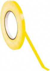 Value Collection - 180 Yd Long, Bag Tape - Yellow - Eagle Tool & Supply