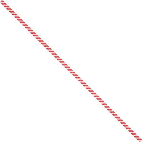 Made in USA - 6" Long, Bag Tie - Red/White - Eagle Tool & Supply