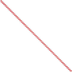 Made in USA - 6" Long, Bag Tie - Red/White - Eagle Tool & Supply
