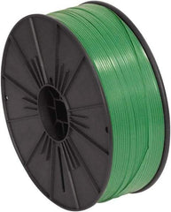 Made in USA - 7,000" Long, Bag Tie - Green - Eagle Tool & Supply