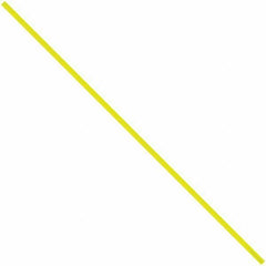 Made in USA - 6" Long, Bag Tie - Yellow - Eagle Tool & Supply